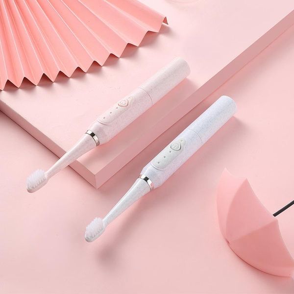 smart electric toothbrush couple ultrasonic non-rechargeable soft hair waterproof with 2 brush head travel set gift 
smart electric toothbrush couple ultrasonic non-rechargeable soft hair waterproof with 2 brush head travel set gift