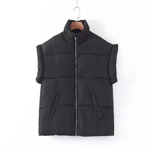 women's vests thermal vest women winter 2021 fashion cotton padded sleeveless jacket modern lady casual outerwear, Black;white
women's vests thermal vest women winter 2021 fashion cotton padded sleeveless jacket modern lady casual outerwear, Black;white
