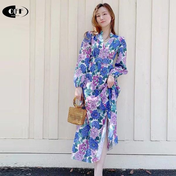 designer retro print v-neck lantern sleeves woman long dress high waist goddess temperament elegant holiday party dresses casual, Black;gray
designer retro print v-neck lantern sleeves woman long dress high waist goddess temperament elegant holiday party dresses casual, Black;gray