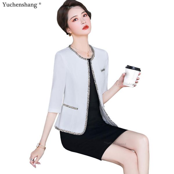 casual dresses women lady skirt suit two piece set single button half sleeve white black blazer with for business work interview party mgzk, Black;gray
casual dresses women lady skirt suit two piece set single button half sleeve white black blazer with for business work interview party mgzk, Black;gray