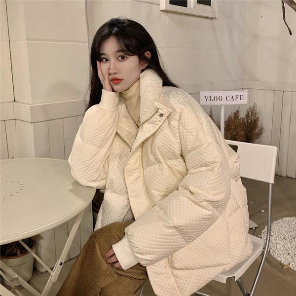 women's down & parkas 2021 bread suit winter korean thickened warm loose long sleeved cotton jacket wear, Black
women's down & parkas 2021 bread suit winter korean thickened warm loose long sleeved cotton jacket wear, Black