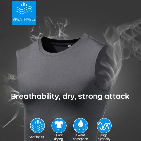 men underwear suit polyester quick drying breathable sports cloth solid color comression vest body building fitness equipment yoga outfit
men underwear suit polyester quick drying breathable sports cloth solid color comression vest body building fitness equipment yoga outfit