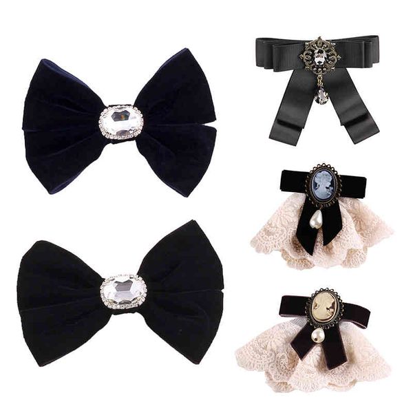 korean a lot vintage black fabric set bow brooches for girl women fashion lace cloth shirt corsage neck tie party accessories, Gray
korean a lot vintage black fabric set bow brooches for girl women fashion lace cloth shirt corsage neck tie party accessories, Gray