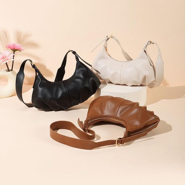 evening bags 2021 women retro fashion cloud underarm trendy casual handbags single shoulder solid pleated baguette hobos bag
evening bags 2021 women retro fashion cloud underarm trendy casual handbags single shoulder solid pleated baguette hobos bag