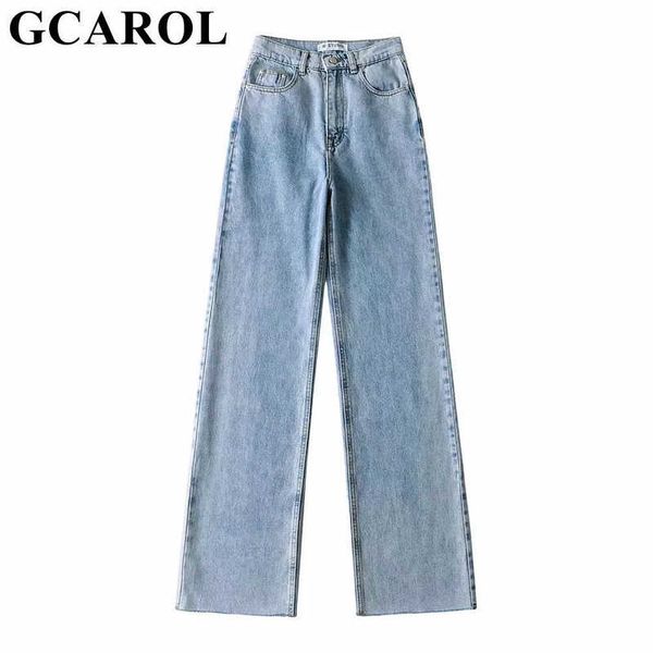 gcarol women high waisted wide leg pants with rough edge slim and sagging chic stylish bottom burr denim jeans trousers 210927, Blue
gcarol women high waisted wide leg pants with rough edge slim and sagging chic stylish bottom burr denim jeans trousers 210927, Blue