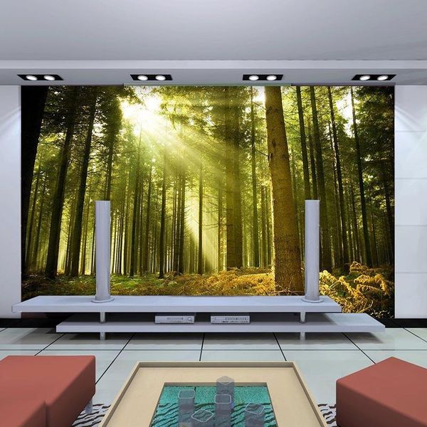 wallpapers customized wallpaper mural landscape painting with forest trees sunshine behind tv sofa bed as background in living room3d
wallpapers customized wallpaper mural landscape painting with forest trees sunshine behind tv sofa bed as background in living room3d