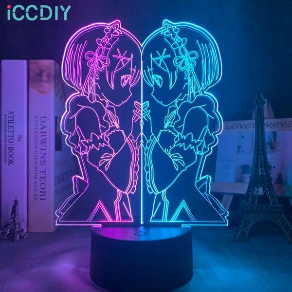 night lights anime 3d lamp rem and ram from re zero starting life in another world nightlight for bedroom decor birthday gift led light
night lights anime 3d lamp rem and ram from re zero starting life in another world nightlight for bedroom decor birthday gift led light