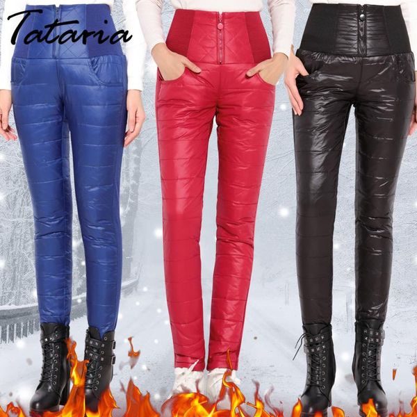 women's pants & capris warm for women waist high woman trousers duck down winter classic skinny plus size womens female, Black;white
women's pants & capris warm for women waist high woman trousers duck down winter classic skinny plus size womens female, Black;white