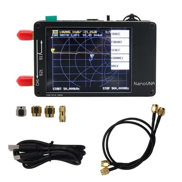 smart home control 50khz-300mhz nanovna vector network analyzer hf vhf uhf antenna 2.8" tft screen
smart home control 50khz-300mhz nanovna vector network analyzer hf vhf uhf antenna 2.8" tft screen