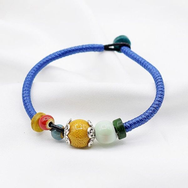 charm bracelets 1pc ceramic small fresh european and american literature art retro style woven bracelet for women, Golden;silver
charm bracelets 1pc ceramic small fresh european and american literature art retro style woven bracelet for women, Golden;silver