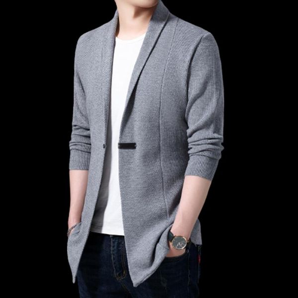 men's sweaters mens cardigan 2021 autumn men casual jacket man solid color long sweater windbreaker single button coats, White;black
men's sweaters mens cardigan 2021 autumn men casual jacket man solid color long sweater windbreaker single button coats, White;black