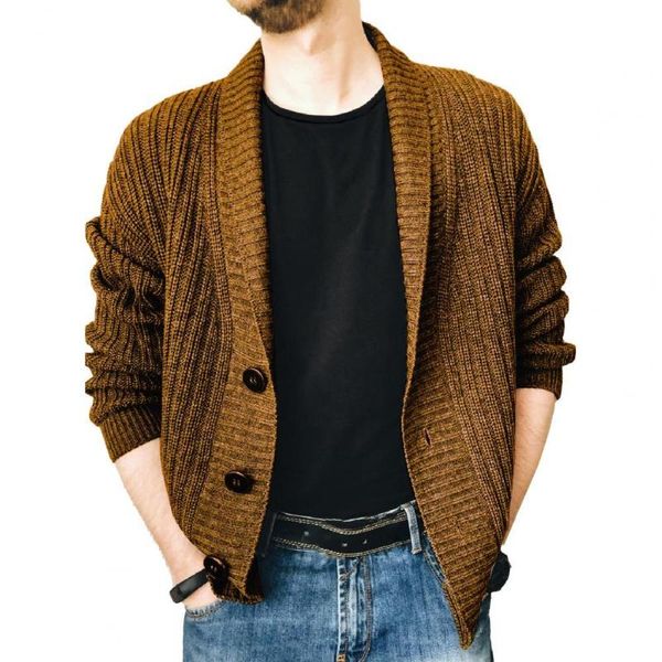 men's sweaters 2021 winter men sweater cardigan coat lapel slim leisure single breasted solid color casual for going out, White;black
men's sweaters 2021 winter men sweater cardigan coat lapel slim leisure single breasted solid color casual for going out, White;black