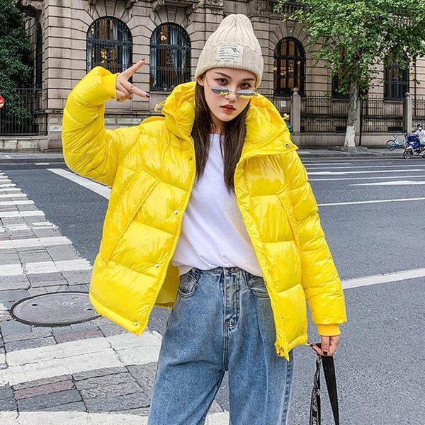 women's down & parkas candy colors winter korean clothes women glossy padded jacket short coat 2021 loose trend casual warm outwear y63, Black
women's down & parkas candy colors winter korean clothes women glossy padded jacket short coat 2021 loose trend casual warm outwear y63, Black