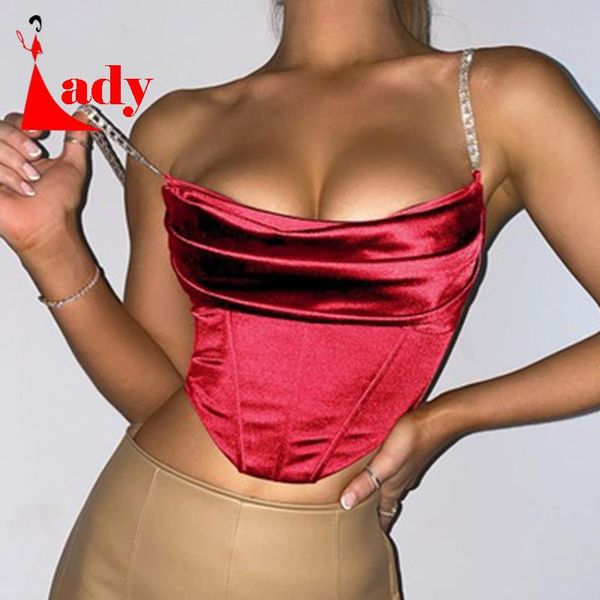 women's tanks & camis crop crystal diamond cropped bustier cami stacked satin with full lined women club wear outfits corset, White
women's tanks & camis crop crystal diamond cropped bustier cami stacked satin with full lined women club wear outfits corset, White