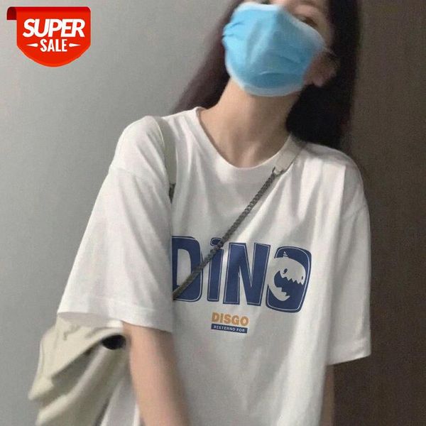 european and american retro short-sleeved t-shirt women loose korean version of the trendy harajuku style hiphop net red fried street #nx5k, White
european and american retro short-sleeved t-shirt women loose korean version of the trendy harajuku style hiphop net red fried street #nx5k, White