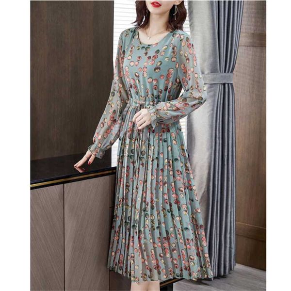 casual dresses 2021high-end chiffon dress women spring summer long-sleeved party female long big size slim vestidos ladies, Black;gray
casual dresses 2021high-end chiffon dress women spring summer long-sleeved party female long big size slim vestidos ladies, Black;gray