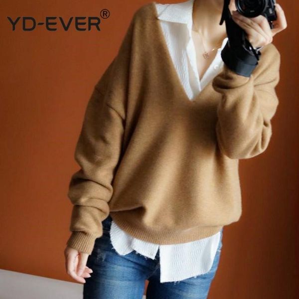women's sweaters women jumpers 100% cashmere and wool knitting woman winter loose style vneck woolen knitwear clothes standard, White;black
women's sweaters women jumpers 100% cashmere and wool knitting woman winter loose style vneck woolen knitwear clothes standard, White;black