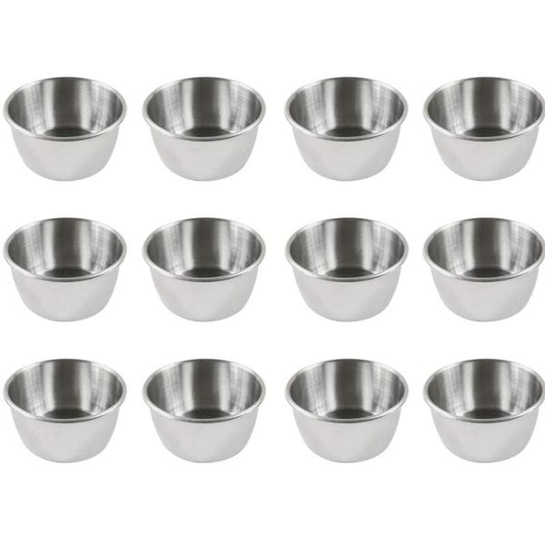 12pcs stainless steel container storage containers for portion control sauces spices liquid dips cups & saucers
12pcs stainless steel container storage containers for portion control sauces spices liquid dips cups & saucers