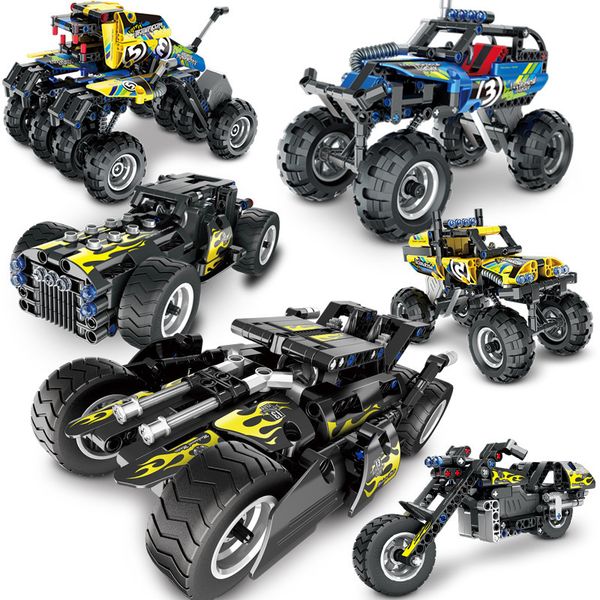 Compatible Technical City monster truck racer Pickup set blocks model building MOC off-road vehicle jeep formula car moto
Compatible Technical City monster truck racer Pickup set blocks model building MOC off-road vehicle jeep formula car moto