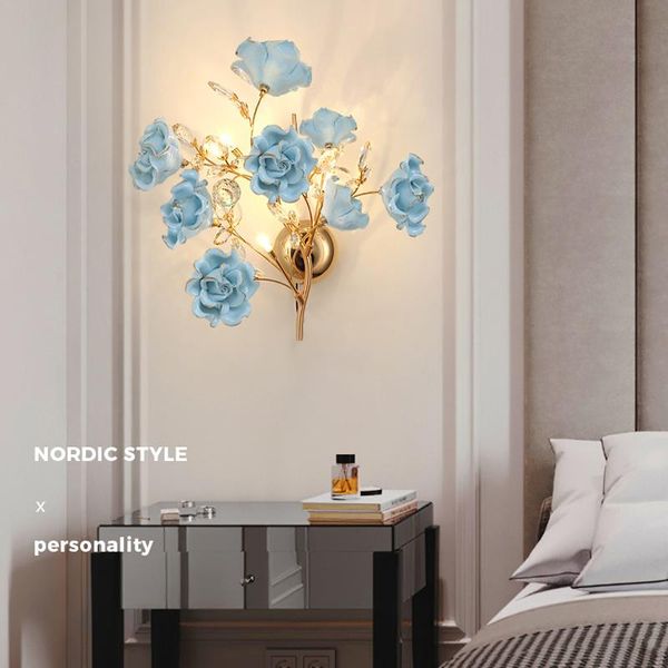 wall lamp modern blooming ceramic phnom penh roses g4 led sconce light home decor indoor luces crystal lighting fixture
wall lamp modern blooming ceramic phnom penh roses g4 led sconce light home decor indoor luces crystal lighting fixture