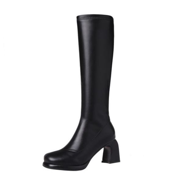 women high heel boots strange heel knee high boots women fashion cool club winter shoes women footwear size 34-39, Black
women high heel boots strange heel knee high boots women fashion cool club winter shoes women footwear size 34-39, Black
