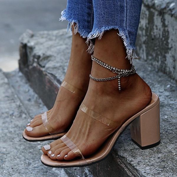 summer elegant transparent heels sandals for women shoe fashion leopard slip-on slippers ladies high outdoor, Black
summer elegant transparent heels sandals for women shoe fashion leopard slip-on slippers ladies high outdoor, Black