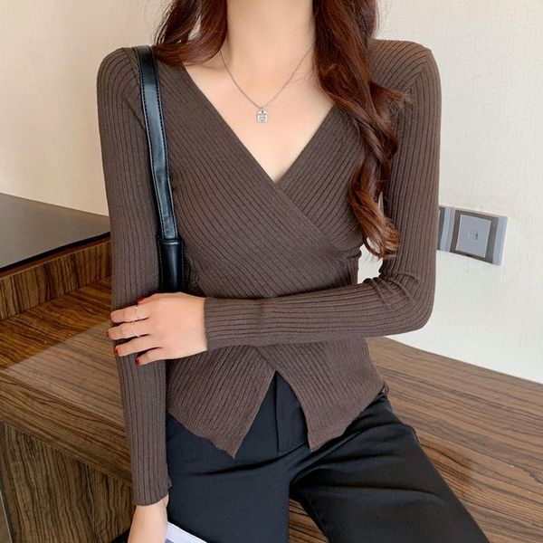 women's sweaters autumn and winter sweater women 2021 v-neck knitted female elegant fashion solid drop blusas 0596, White;black
women's sweaters autumn and winter sweater women 2021 v-neck knitted female elegant fashion solid drop blusas 0596, White;black