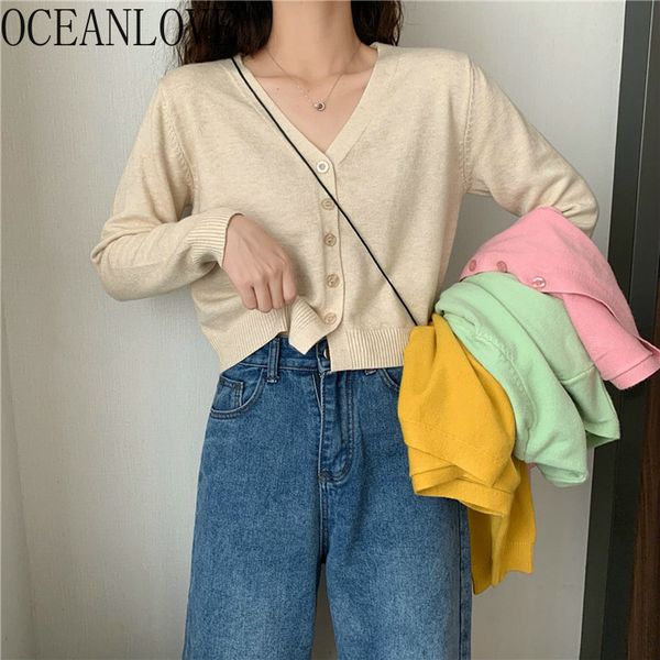 short cardigans solid autumn fashion korean spring sweaters women all match casual sueter mujer 17540 210415, White;black
short cardigans solid autumn fashion korean spring sweaters women all match casual sueter mujer 17540 210415, White;black