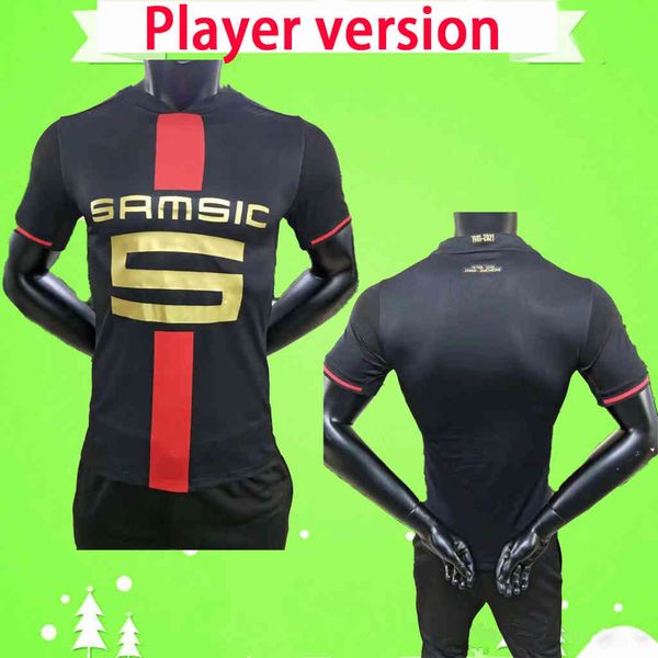 120th plyaer version anniversary edition rennes soccer jersey 2021 2022 terrier stade rennais football shirts kids kit boys child 120, Black
120th plyaer version anniversary edition rennes soccer jersey 2021 2022 terrier stade rennais football shirts kids kit boys child 120, Black