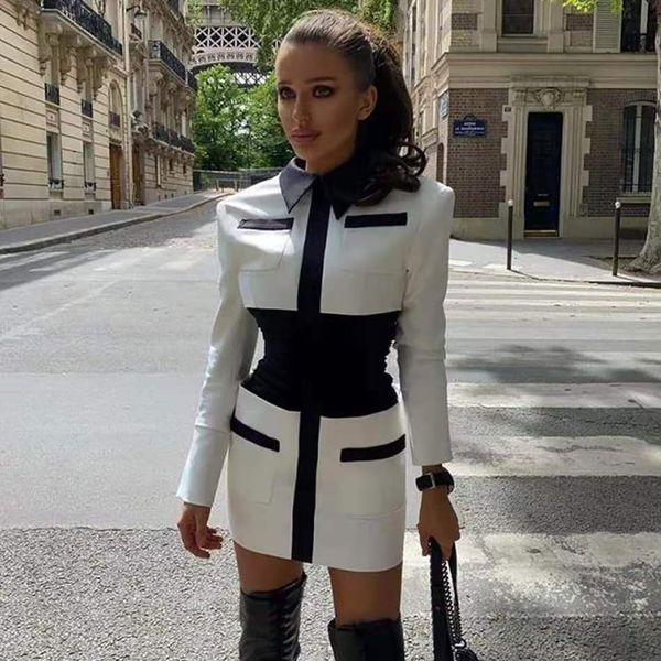 casual dresses autumn women's bodycon lapel long sleeve stitching pocket celebrity club evening party vestidos 03sz, Black;gray
casual dresses autumn women's bodycon lapel long sleeve stitching pocket celebrity club evening party vestidos 03sz, Black;gray