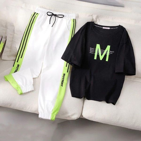 korean summer sports suit handsome women tracksuits two piece tide fashion college style loose leisure, Gray
korean summer sports suit handsome women tracksuits two piece tide fashion college style loose leisure, Gray
