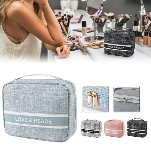 storage bags portable makeup bag travel cosmetic polyester zippered brush toiletry multi-function with handle
storage bags portable makeup bag travel cosmetic polyester zippered brush toiletry multi-function with handle