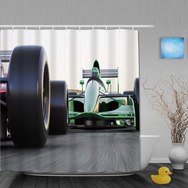 polyester fabric shower curtain set with 12 plastic hooks decorative bath curtains,motorized sports theme indy cars on asphalt
polyester fabric shower curtain set with 12 plastic hooks decorative bath curtains,motorized sports theme indy cars on asphalt