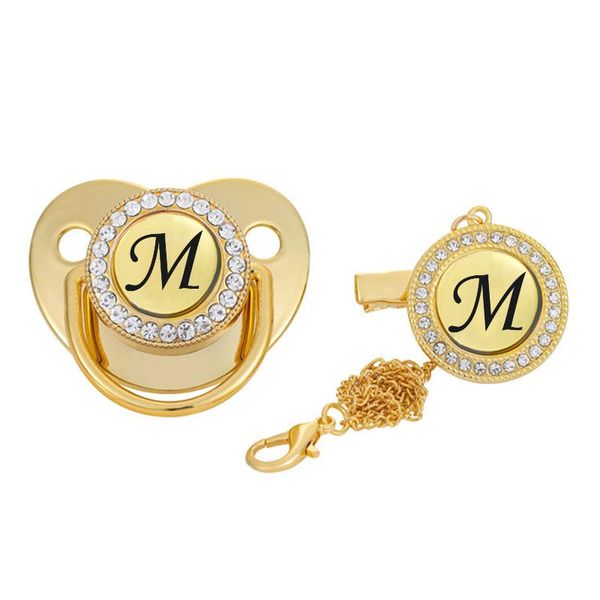2pcs/set initial letter nipple lightweight with clips gold bling born home gift modern baby pacifier boy girl portable pacifiers#
2pcs/set initial letter nipple lightweight with clips gold bling born home gift modern baby pacifier boy girl portable pacifiers#