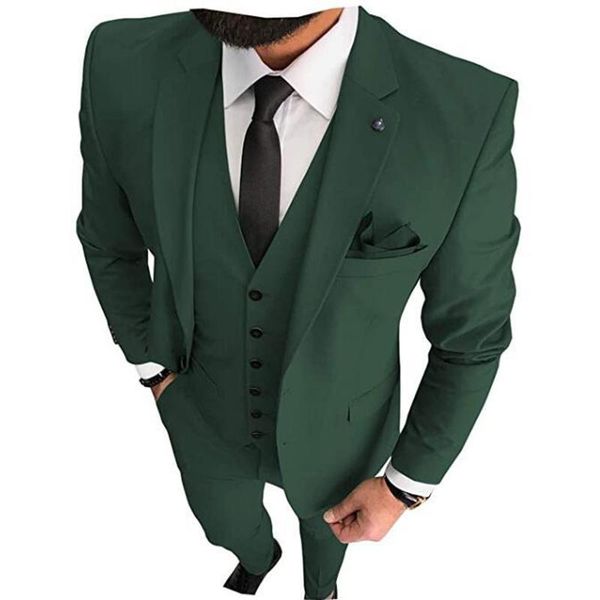 men's suits & blazers dark green wedding tuxedos 2021 groom groomsmen man for prom (jacket+ vest pants +tie) tailor made suit, White;black
men's suits & blazers dark green wedding tuxedos 2021 groom groomsmen man for prom (jacket+ vest pants +tie) tailor made suit, White;black