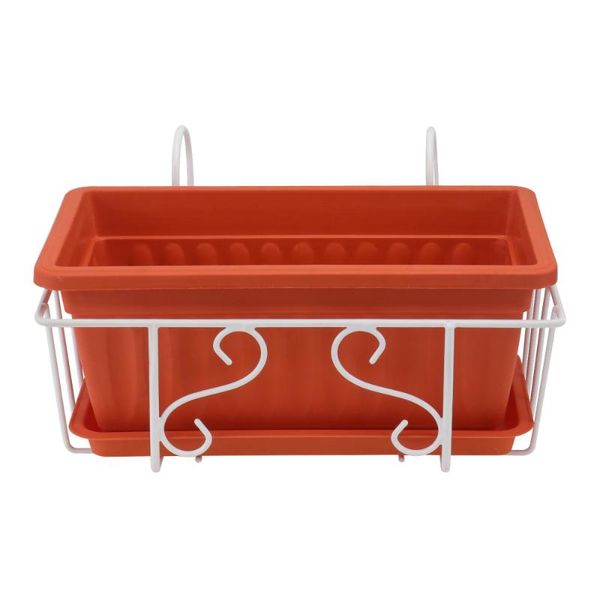 planters & pots 1 set simple railing hanging gardening pot multi-purpose balcony flower
planters & pots 1 set simple railing hanging gardening pot multi-purpose balcony flower