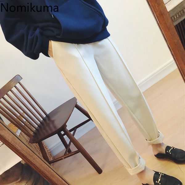nomikuma arrival harem pants women solid color high waist warm trousers autumn winter clothes pantalones plus size 3d078 210514, Black;white
nomikuma arrival harem pants women solid color high waist warm trousers autumn winter clothes pantalones plus size 3d078 210514, Black;white