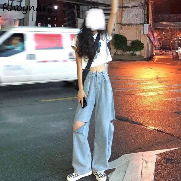 women's jeans women blue all-match hole fashion streetwear high waist loose ladies full length simple casual korean style student summe
women's jeans women blue all-match hole fashion streetwear high waist loose ladies full length simple casual korean style student summe