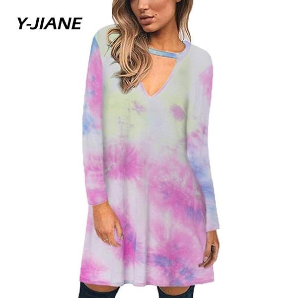 fashion 2021 tie-dye print dress v-neck casual loose multi autumn plus size elegant women draped vestidos#g3 dresses, Black;gray
fashion 2021 tie-dye print dress v-neck casual loose multi autumn plus size elegant women draped vestidos#g3 dresses, Black;gray