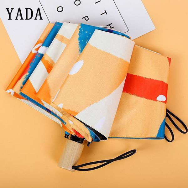 umbrellas yada ins mosaic pattern umbrella folding design wood handle for women uv gift windproof rainy parasol yd245
umbrellas yada ins mosaic pattern umbrella folding design wood handle for women uv gift windproof rainy parasol yd245