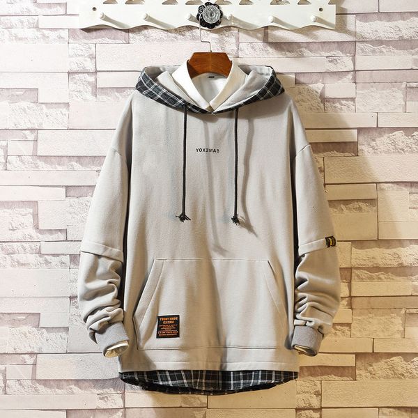 sweater piece fake 2021 two brand round ne pullover hip hop loose hooded fashion men's coat, Black
sweater piece fake 2021 two brand round ne pullover hip hop loose hooded fashion men's coat, Black
