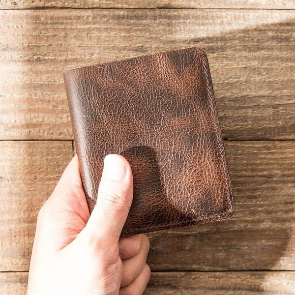 wallets handmade men's wallet mini genuine leather men thin soft with 6 positions th02, Red;black
wallets handmade men's wallet mini genuine leather men thin soft with 6 positions th02, Red;black