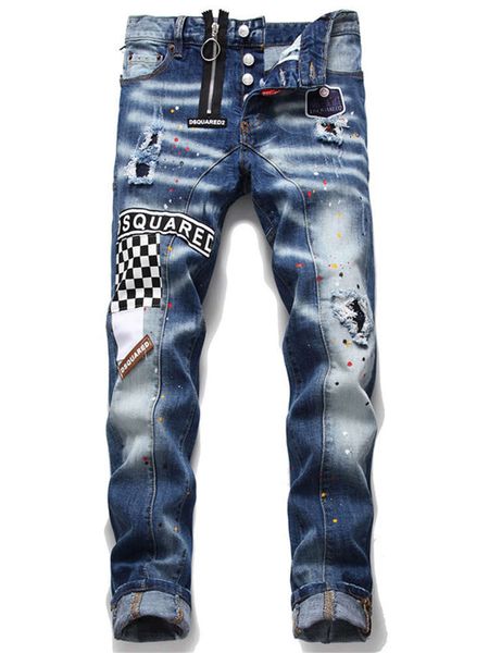 high designer gat jeans quality dressed for men measure 28-38 2021 herfst winter plus fluwelen hip hop punk streetwear, Blue
high designer gat jeans quality dressed for men measure 28-38 2021 herfst winter plus fluwelen hip hop punk streetwear, Blue