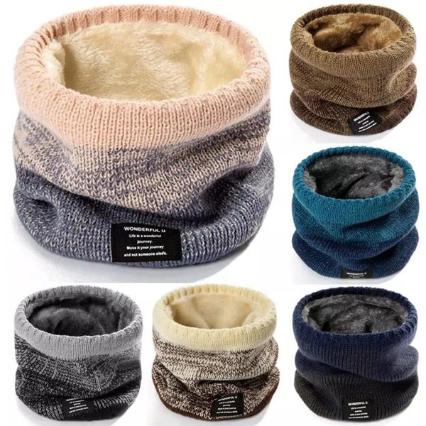 scarves winter scarf for women men warm knitted ring thick neck gradient color neckerchief plus velvet bib, Blue;gray
scarves winter scarf for women men warm knitted ring thick neck gradient color neckerchief plus velvet bib, Blue;gray