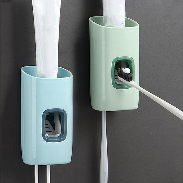 bathroom storage tools wall-mounted automatic toothpaste dispenser, wheat straw dust-proof rack, toothbrush squeezer
bathroom storage tools wall-mounted automatic toothpaste dispenser, wheat straw dust-proof rack, toothbrush squeezer