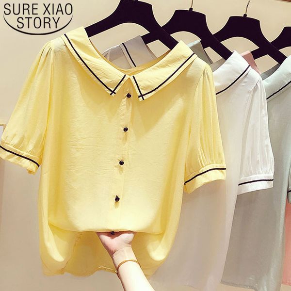 blusas mujer de moda white shirts short button ladies blouse for women solid womens clothes 4899 50 210415
blusas mujer de moda white shirts short button ladies blouse for women solid womens clothes 4899 50 210415