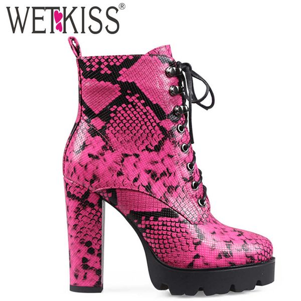 wetkiss woven ankle boots women cross tied thick high heels booties snakeskin ladies platform skid proof shoes woman short boot 210630, Black
wetkiss woven ankle boots women cross tied thick high heels booties snakeskin ladies platform skid proof shoes woman short boot 210630, Black