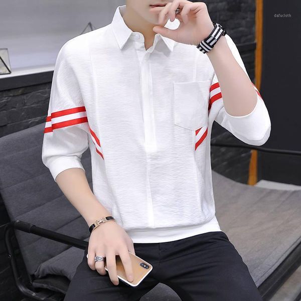 men's casual shirts fashionable shirt 2021 harajuku solid color striped trend comfortable large size 4xl, White;black
men's casual shirts fashionable shirt 2021 harajuku solid color striped trend comfortable large size 4xl, White;black
