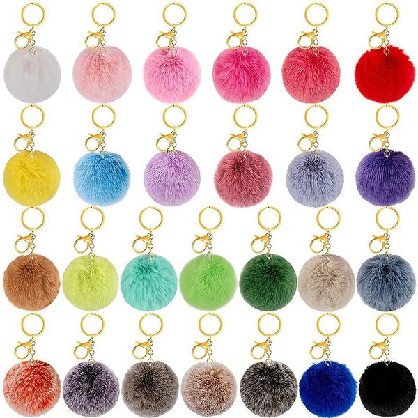 hooks & rails 26pcs pom poms keychains faux fur balls keychain fluffy with for bag accessories
hooks & rails 26pcs pom poms keychains faux fur balls keychain fluffy with for bag accessories