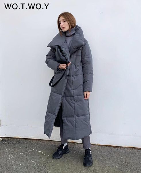 women's down & parkas wotwuso female cotton , thiening and lined with a broad waist, green gray, Black
women's down & parkas wotwuso female cotton , thiening and lined with a broad waist, green gray, Black